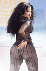 NICKI MINAJ Performs at Good Morning America Summer Concert Series in New York