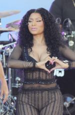 NICKI MINAJ Performs at Good Morning America Summer Concert Series in New York