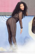 NICKI MINAJ Performs at Good Morning America Summer Concert Series in New York