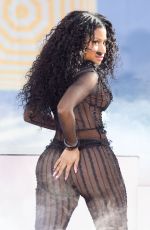 NICKI MINAJ Performs at Good Morning America Summer Concert Series in New York