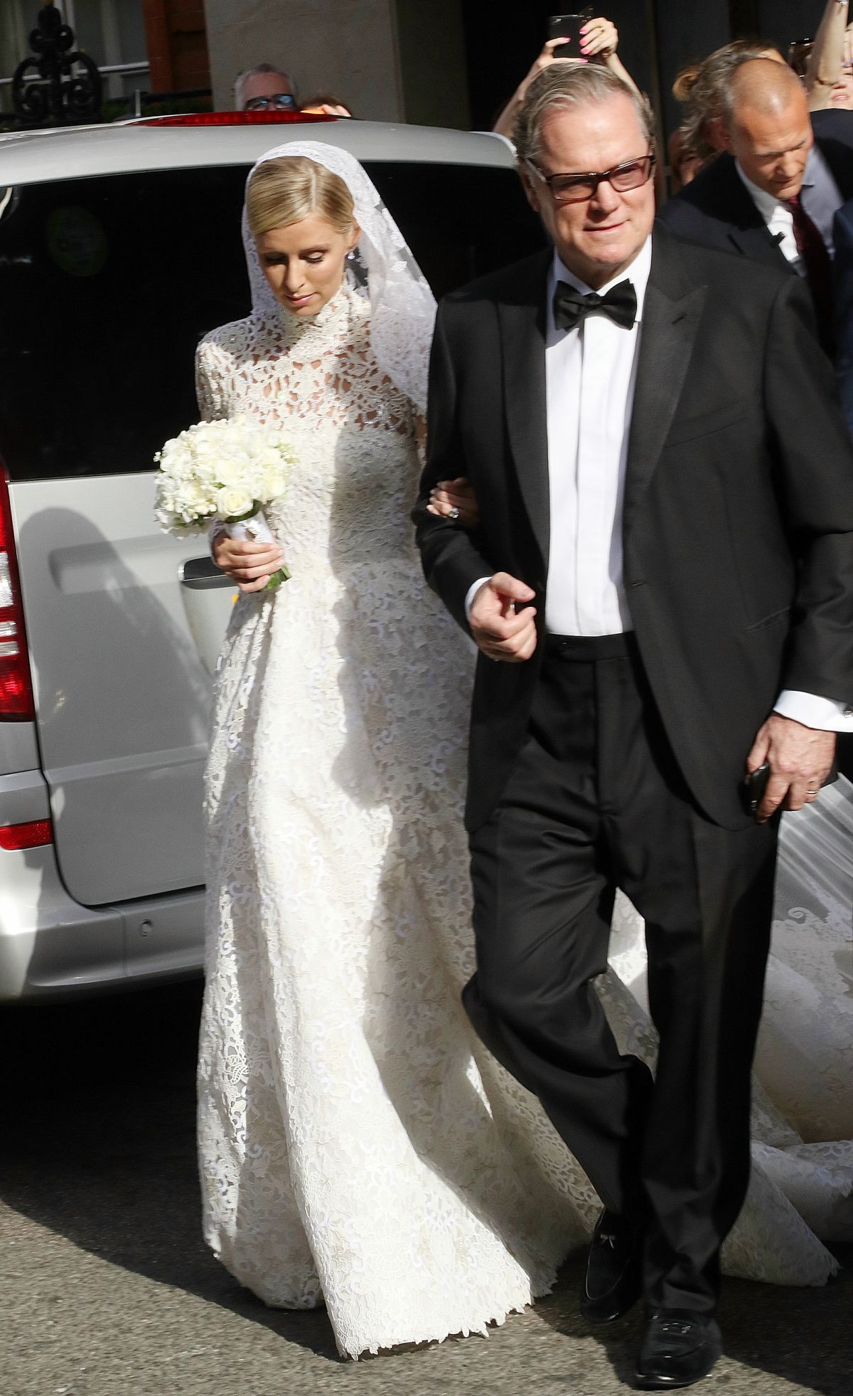 NICKY HILTON and James Rothschild’s Wedding Day in London 07/10/2015 ...