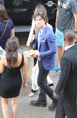 NIKKI REED and Ian Somerhalder at Comic Con in San Diego 07/11/2015