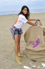 NIKKI REED at Wine Beach Rescue Project at Santa Monica Pier