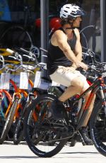 NIKKI REED Roding Bike and Shopping in Los Angeles 07/03/2015