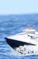 NINA DOBREV and Austin Stowell Jet-skiing in St. Tropez 07/24/2015