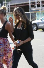 NINA DOBREV at Alfred Coffee & Kitchen in West Hollywood 07/29/2015