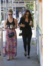 NINA DOBREV at Alfred Coffee & Kitchen in West Hollywood 07/29/2015