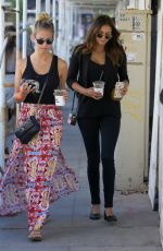 NINA DOBREV at Alfred Coffee & Kitchen in West Hollywood 07/29/2015
