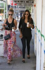 NINA DOBREV at Alfred Coffee & Kitchen in West Hollywood 07/29/2015