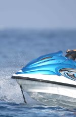 NINA DOBREV Jetboarding in Saint-tropez 07/21/2015