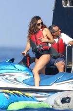 NINA DOBREV Jetboarding in Saint-tropez 07/21/2015
