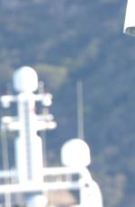 NINA DOBREV Jumping from a Yacht in St. Tropez 07/25/2015