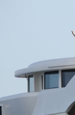 NINA DOBREV Jumping from a Yacht in St. Tropez 07/25/2015