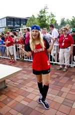 OLIVIA HOLT at 2015 MLB All-star Legends and Celebrity Softball in Cincinnati