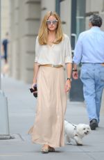 OLIVIA PALERMO Out and About in New York 07/21/2015