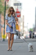 OLIVIA PALERMO Out in Brooklyn 07/20/2015