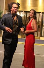OLIVIA WILDE on the Set of HBO