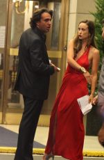 OLIVIA WILDE on the Set of HBO