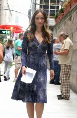 OLIVIA WILDE on the sSet of an Untitled HBO Series in New York 07/02/2015