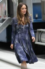 OLIVIA WILDE on the sSet of an Untitled HBO Series in New York 07/02/2015