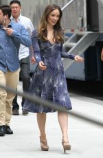 OLIVIA WILDE on the sSet of an Untitled HBO Series in New York 07/02/2015