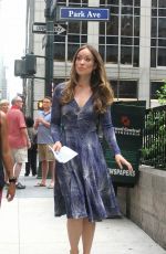OLIVIA WILDE on the sSet of an Untitled HBO Series in New York 07/02/2015