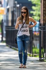 OLIVIA WILDE Out and About in New York 06/30/2015