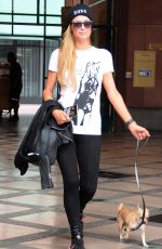 PARIS HILTON Out and About in Los Angeles 07/01/2015