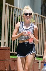 PIXIE LOTT in SHorts Out and About in Los Angeles 06/30/2015