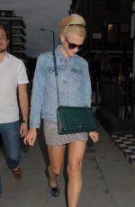 PIXIE LOTT Leaves Chiltern Firehouse in London 07/23/2015