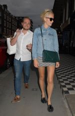 PIXIE LOTT Leaves Chiltern Firehouse in London 07/23/2015
