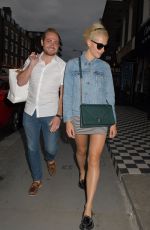 PIXIE LOTT Leaves Chiltern Firehouse in London 07/23/2015