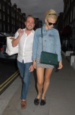 PIXIE LOTT Leaves Chiltern Firehouse in London 07/23/2015