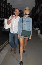 PIXIE LOTT Leaves Chiltern Firehouse in London 07/23/2015