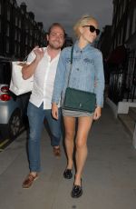 PIXIE LOTT Leaves Chiltern Firehouse in London 07/23/2015