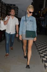 PIXIE LOTT Leaves Chiltern Firehouse in London 07/23/2015