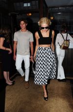 PIXIE LOTT Leaves The Ivy in London 07/20/2015