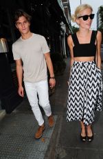 PIXIE LOTT Leaves The Ivy in London 07/20/2015
