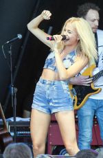 PIXIE LOTT Performs at Brentwood Festival in Essex 07/19/2015