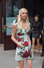 POPPY DELDVINGNE Leaves Her Hotel in New York 07/21/2015
