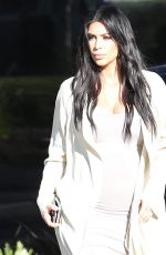 Pregnant KIM KARDASHIAN Leaves a Studio in Los Angeles 07/28/2015