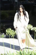 Pregnant KIM KARDASHIAN Leaves a Studio in Los Angeles 07/28/2015