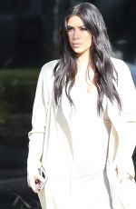 Pregnant KIM KARDASHIAN Leaves a Studio in Los Angeles 07/28/2015