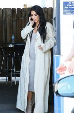 Pregnant KIM KARDASHIAN Leaves a Studio in Los Angeles 07/28/2015