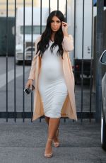 Pregnant KIM KARDASHIAN leaves Pantages Theater in Hollywood 07/26/2015