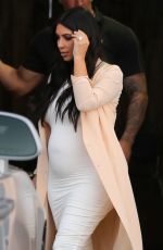 Pregnant KIM KARDASHIAN leaves Pantages Theater in Hollywood 07/26/2015