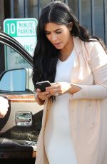 Pregnant KIM KARDASHIAN leaves Pantages Theater in Hollywood 07/26/2015