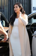 Pregnant KIM KARDASHIAN leaves Pantages Theater in Hollywood 07/26/2015
