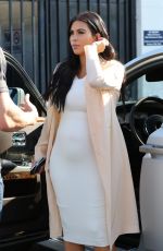 Pregnant KIM KARDASHIAN leaves Pantages Theater in Hollywood 07/26/2015