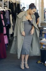 Pregnant KIM KARDASHIAN Shopping at Fred Segal in West Hollywood 07/16/2015